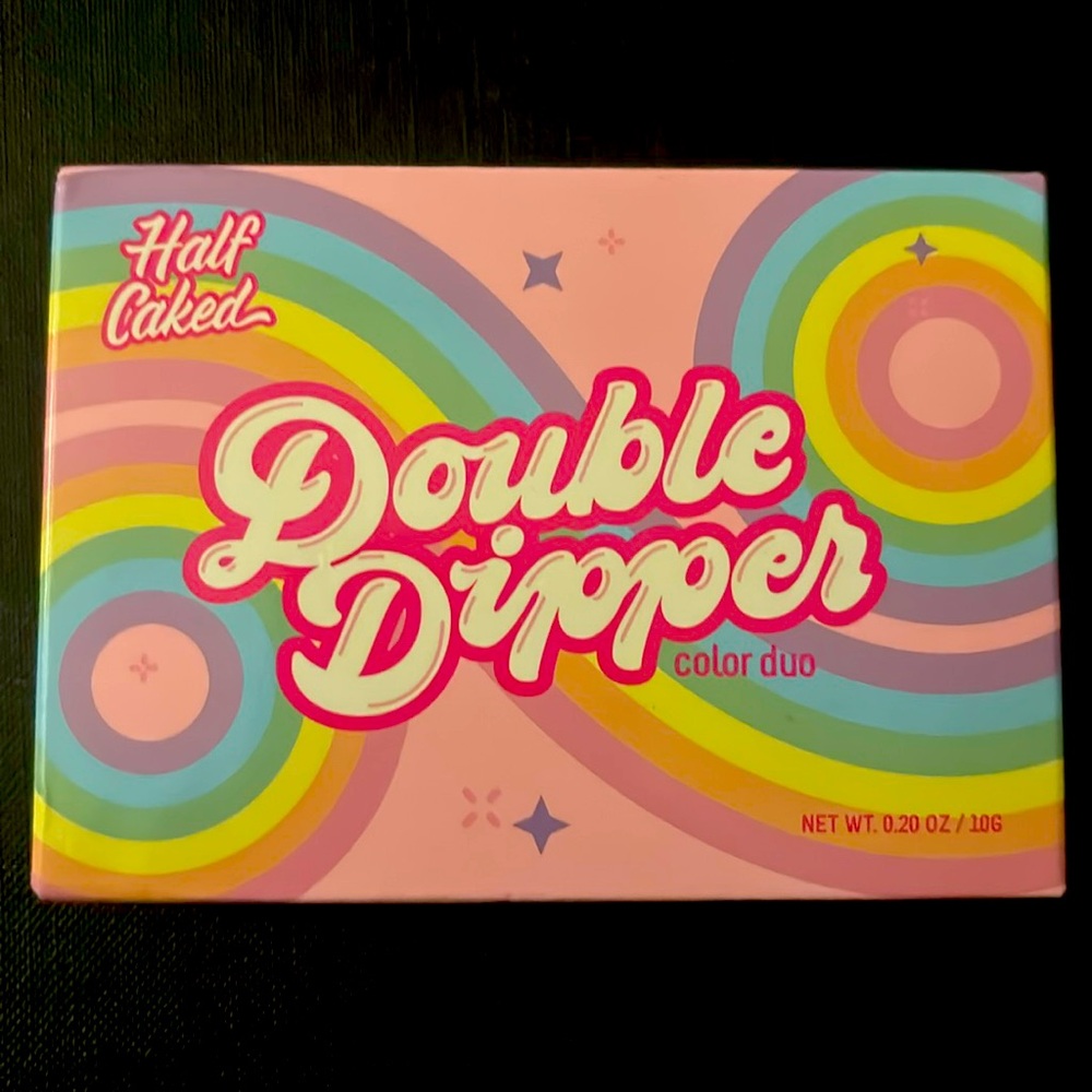 Half Caked Double Dipper Color Duo Miami Beach .20 Oz Palette - NEW* - Picture 1 of 7
